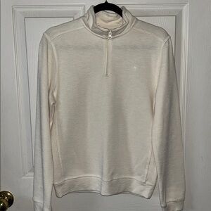 Class Club Boys‎ Ivory 1/4 Zip Long Sleeve Pullover Size 14/16